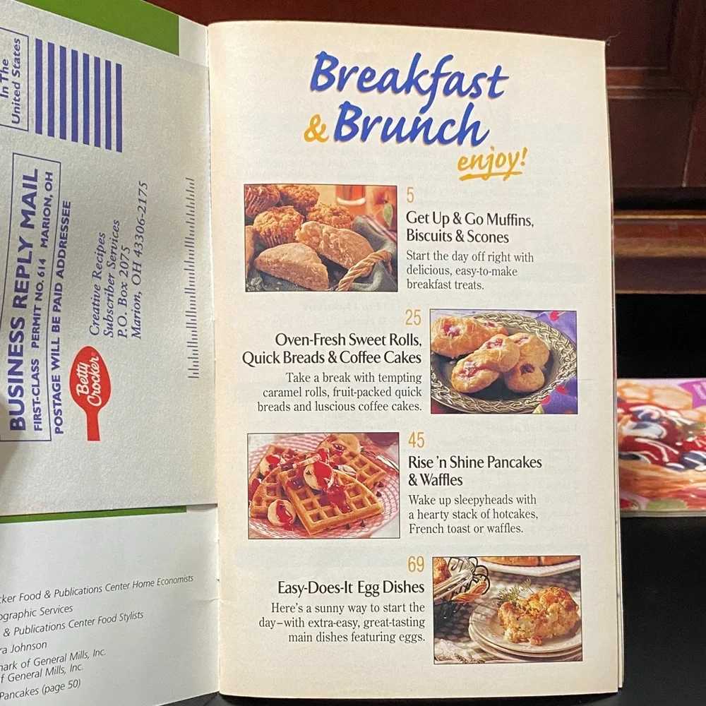 Gold Medal vintage 4 piece magazine recipe cookbook Set